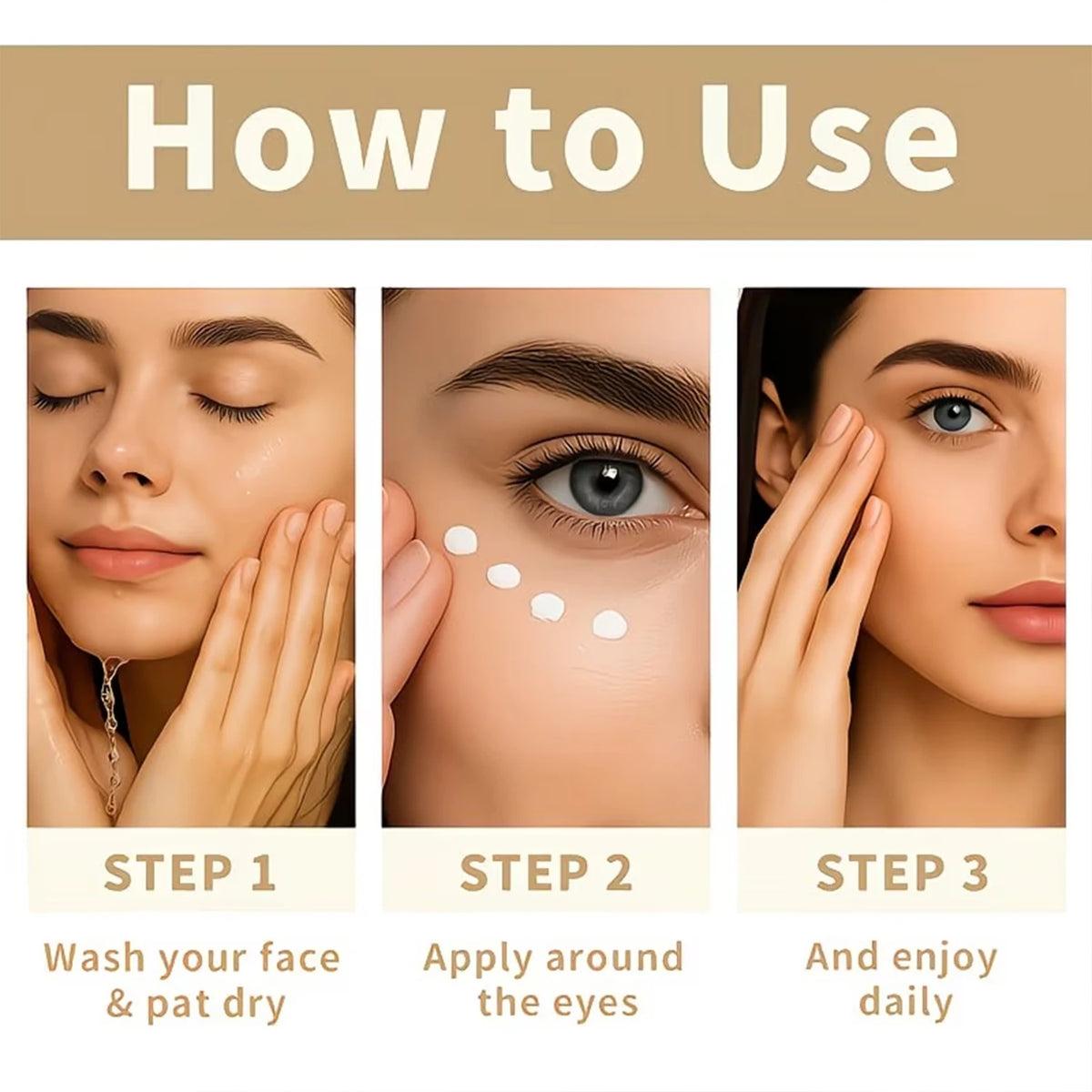 Collagen Niacinamide Hydrating Eye Cream 30g Firming Moisturizing Daily Eye Area Skin Care