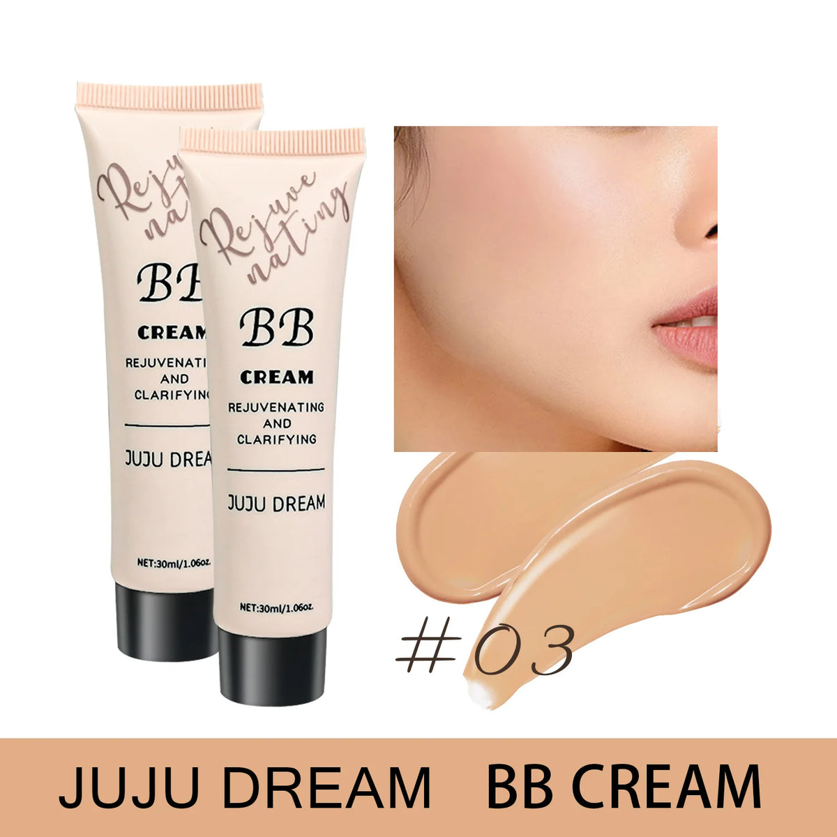 30ml Color Correcting BB Cream โ Whitening & Brightening, Concealer Foundation, Oil-Control, Waterproof, Certified, Unisex