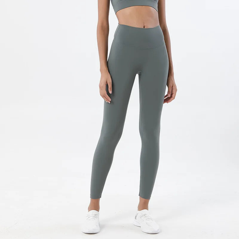 TRY TO BN Yoga Pants Leggings Women Naked Feeling High Waisted Workout Seamless Sports Fitness GymLeggings Push Up Tights Women