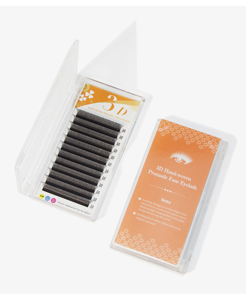 GAHAMACA Eyelash Extension 0.07mm C/D/L/LU Curl Lash 3dW-Shape Eyelashes Extension Natural Soft Premade False Lashes ๏ปฟWholesaled