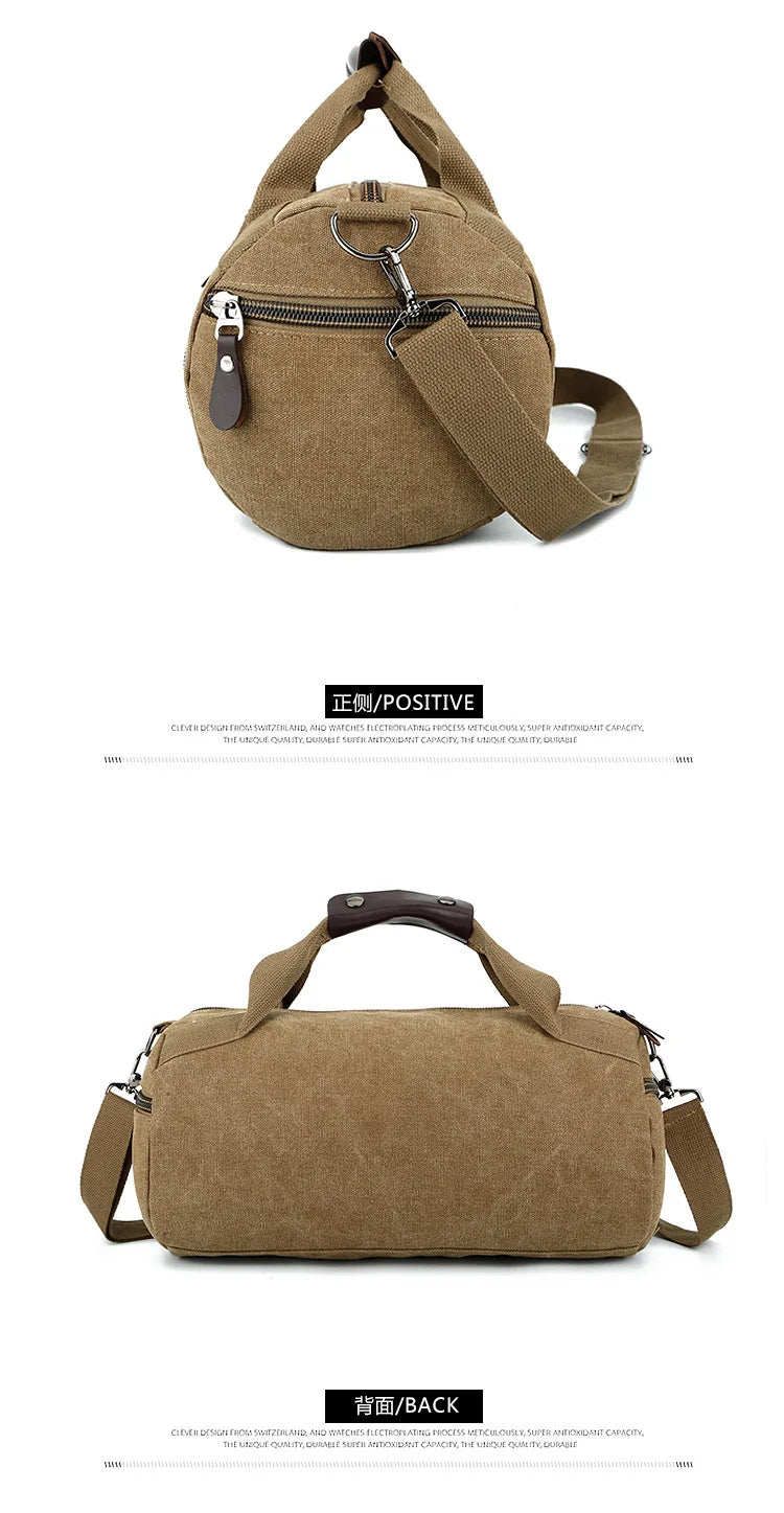 Durable Multifunction Handbag Men Canvas Bag Training Gym Bag Women Fitness Bags Outdoor Sports Bags for Male&Female duffel bags