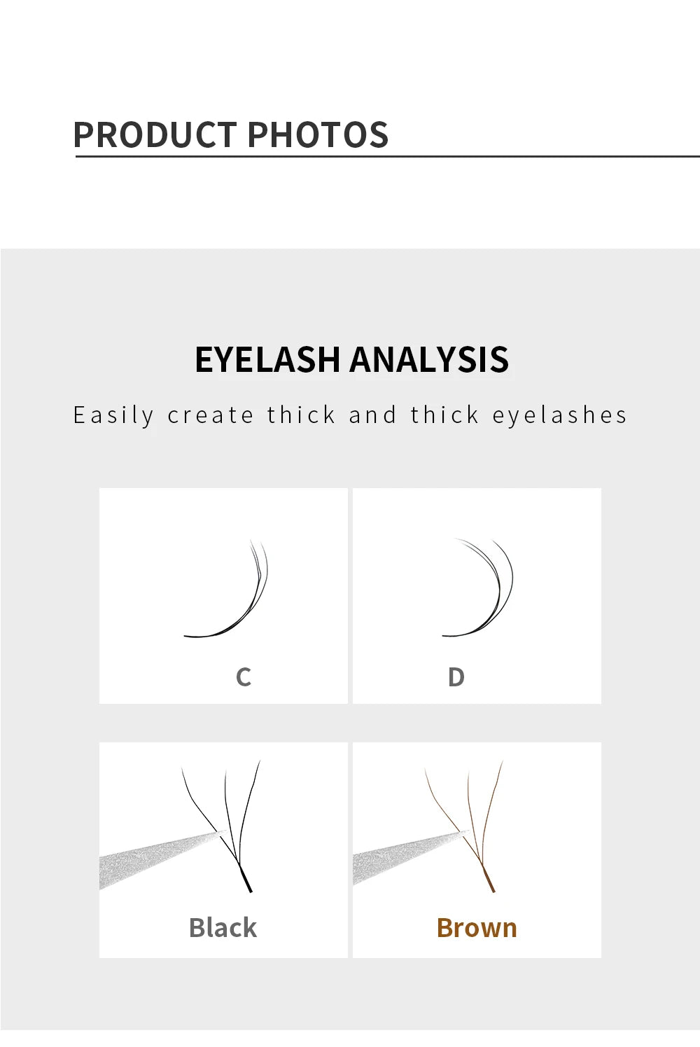 GAHAMACA Eyelash Extension 0.07mm C/D/L/LU Curl Lash 3dW-Shape Eyelashes Extension Natural Soft Premade False Lashes ๏ปฟWholesaled