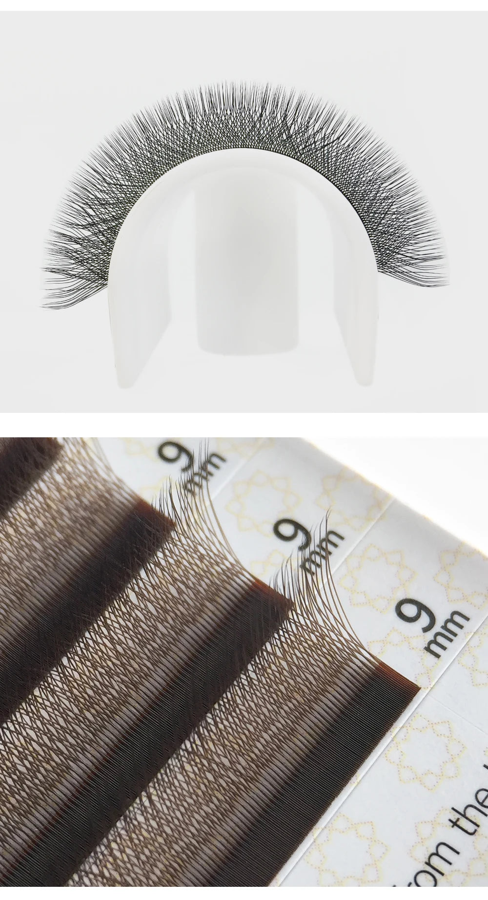 GAHAMACA Eyelash Extension 0.07mm C/D/L/LU Curl Lash 3dW-Shape Eyelashes Extension Natural Soft Premade False Lashes ๏ปฟWholesaled