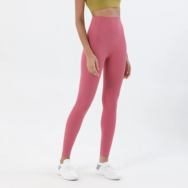 TRY TO BN Yoga Pants Leggings Women Naked Feeling High Waisted Workout Seamless Sports Fitness GymLeggings Push Up Tights Women