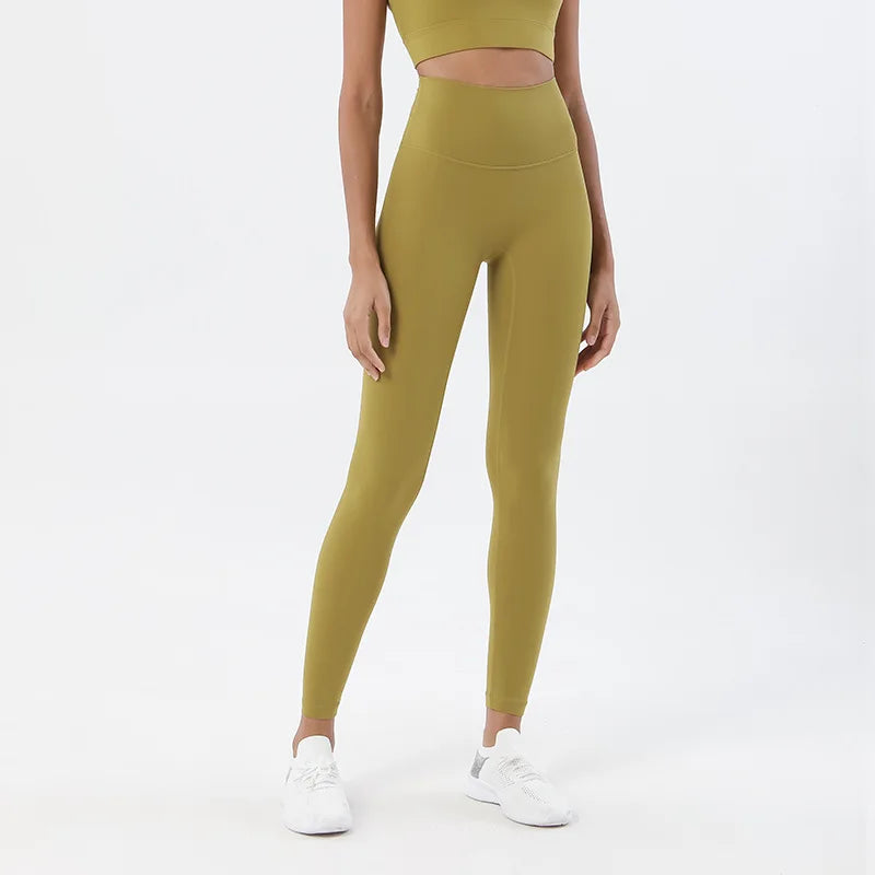 TRY TO BN Yoga Pants Leggings Women Naked Feeling High Waisted Workout Seamless Sports Fitness GymLeggings Push Up Tights Women