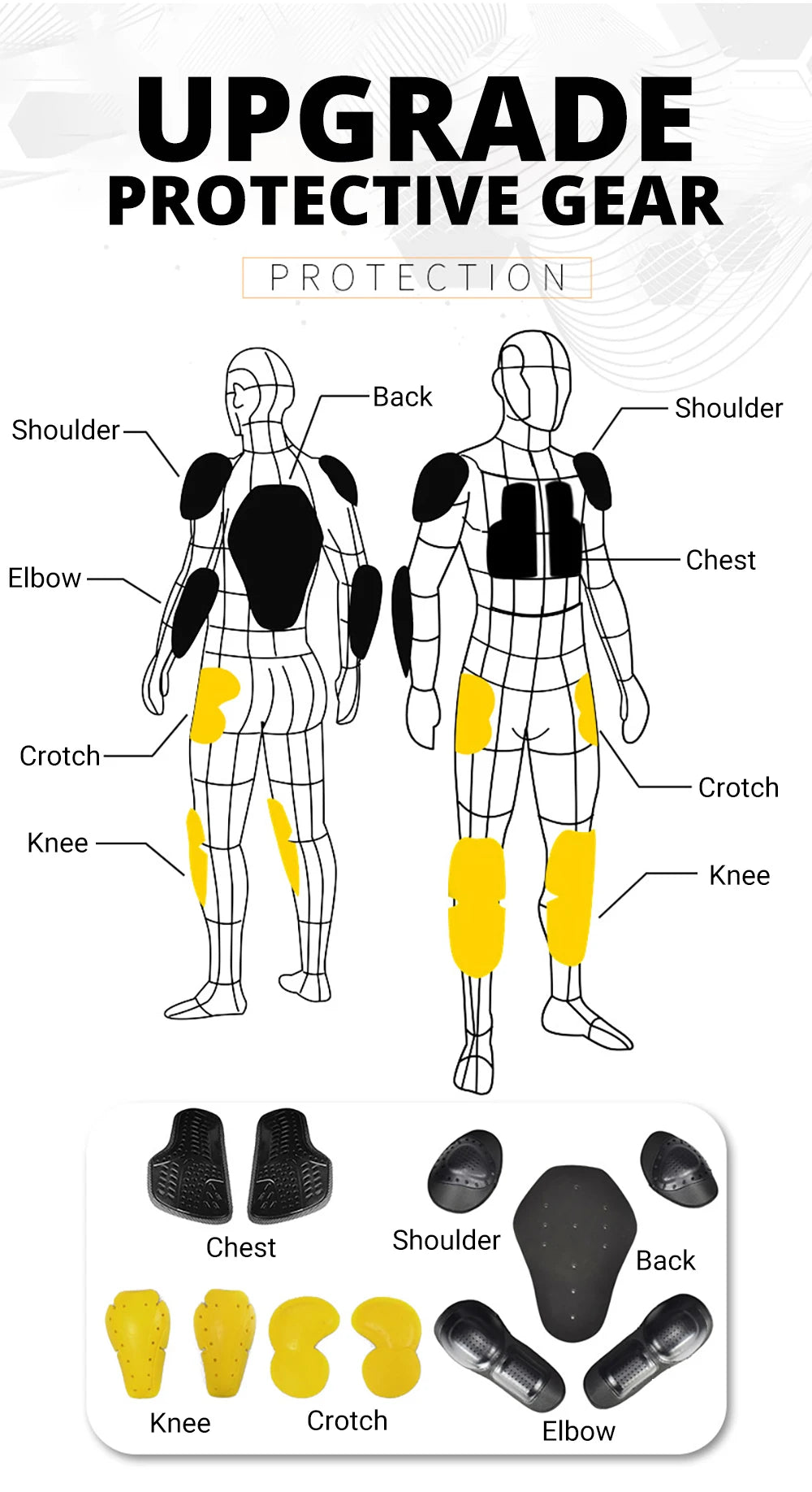New Motorcycle Jacket Pants Suit Protective Gear Motorbike Riding Jacket Waterproof Windproof Motorcycle Pants Suit