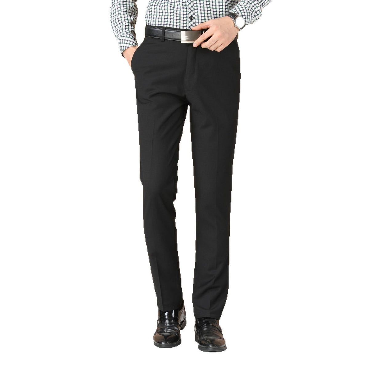 Men’s Business Dress Trousers – Slim & Straight Fit