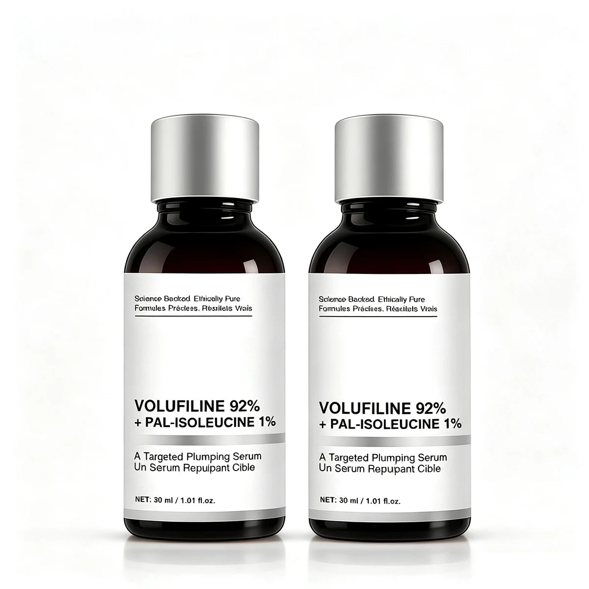 1/2PCS Volufiline Serum, Volufiline 92% + Pal-Isoleucine 1% Plumping Serum with Niacinamide Skin Radiance Boosting Facial Care