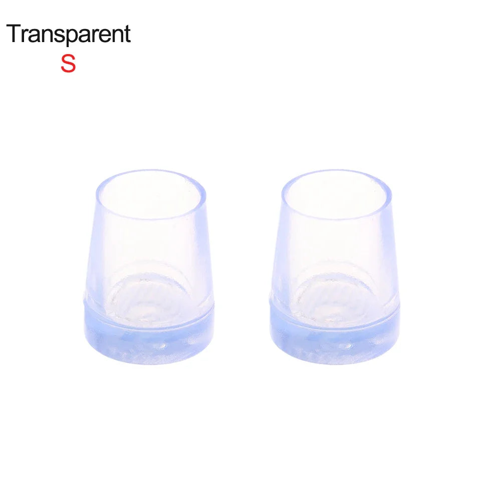 1 Pair Heel Protector Useful Antislip High Heeler Stoppers Wearable Non-slip Round Heel Shockproof Shoes Accessories