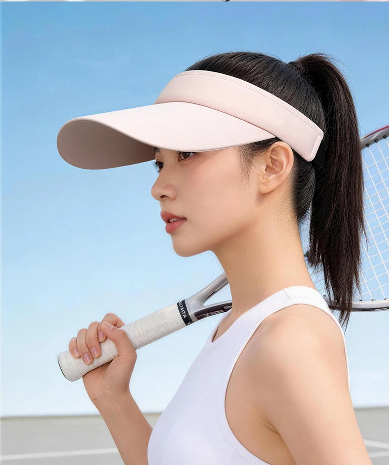 Running cap for men and women, outdoor sports in summer, large brim sunshade, sunscreen, duckbill cap
