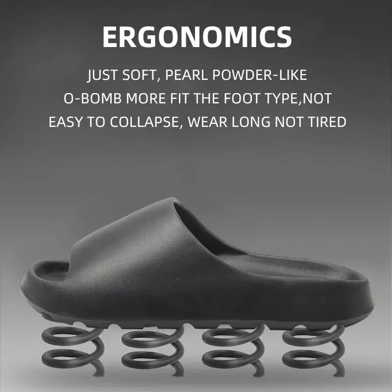 Fashion Brand Women Slippers Classic Sports Sandals Men Casual EVA Flat Slippers Unisex Outdoor Indoor Shoes Beach Slides