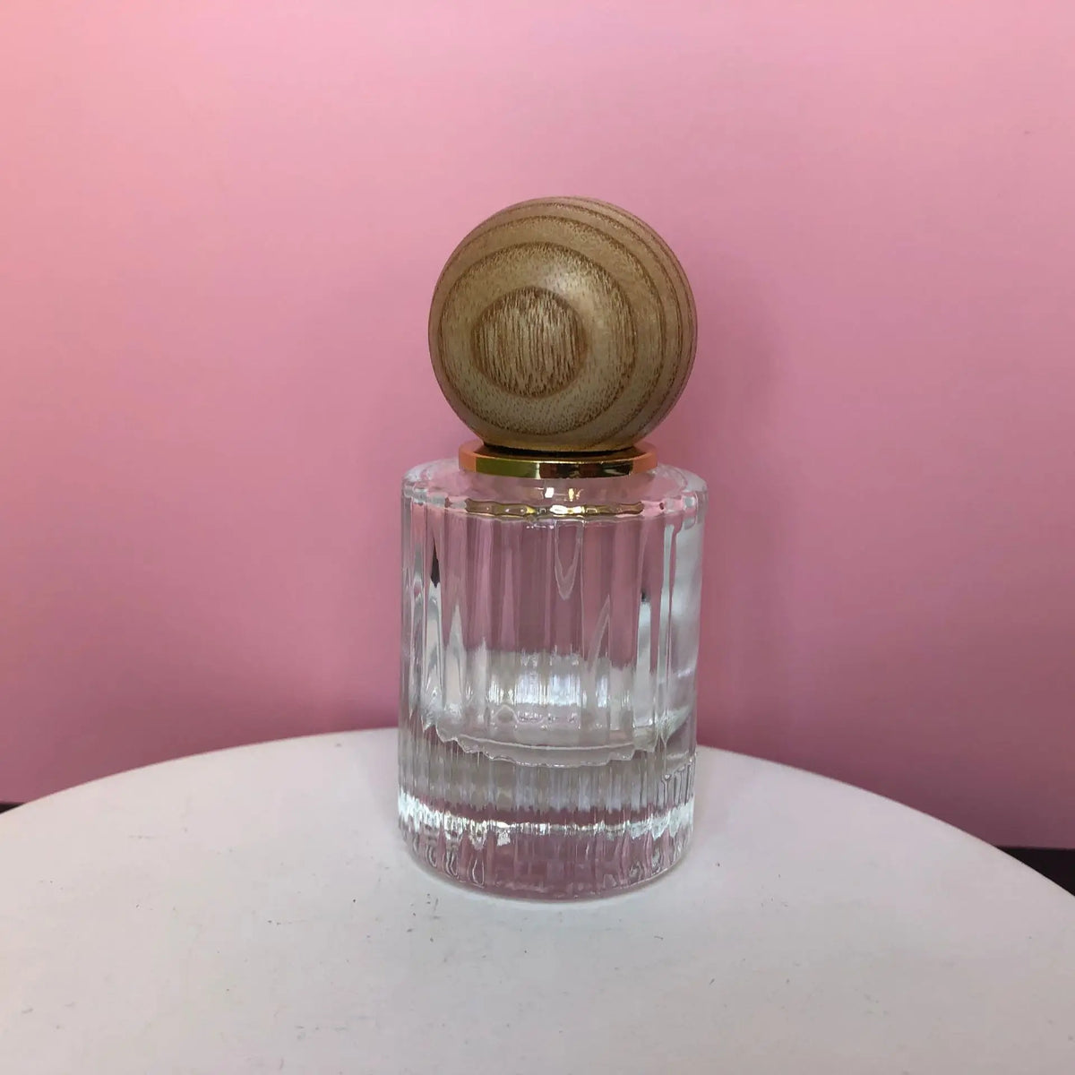 30ml 50ml Thick Vertical Bar Glass Perfume Bottles Travel Pocket Glass Spray Empty Round Mist Dispenser Atomizer