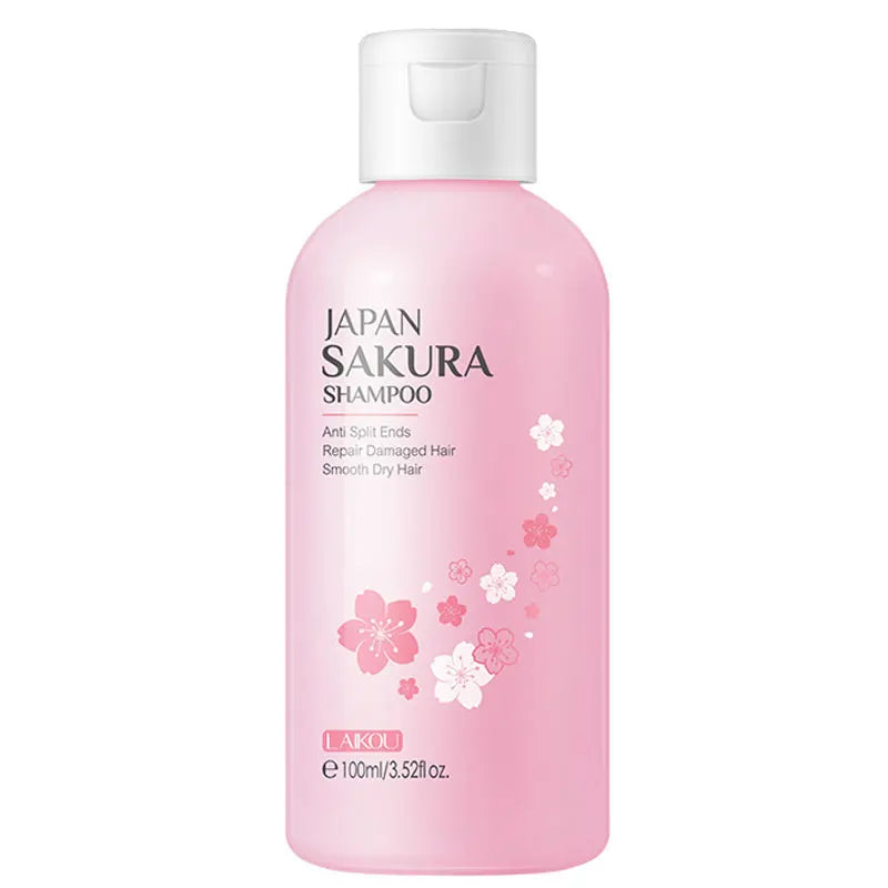 LAIKOU Japan Sakura Shampoo Repair Damaged Hair Moisturizing Nourishing Anti Dandruff Oil Control Shampoos Hair Cleansing Care