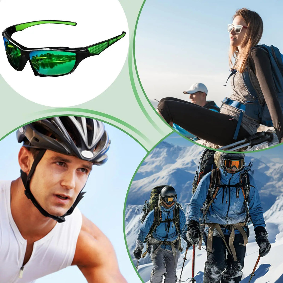 Mens Sun Glasses Lightweight Sun Glasses Polarized Sunglasses Outdoor night vision driver driving cycling sports glasses