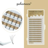 GAHAMACA Eyelash Extension 0.07mm C/D/L/LU Curl Lash 3dW-Shape Eyelashes Extension Natural Soft Premade False Lashes ๏ปฟWholesaled