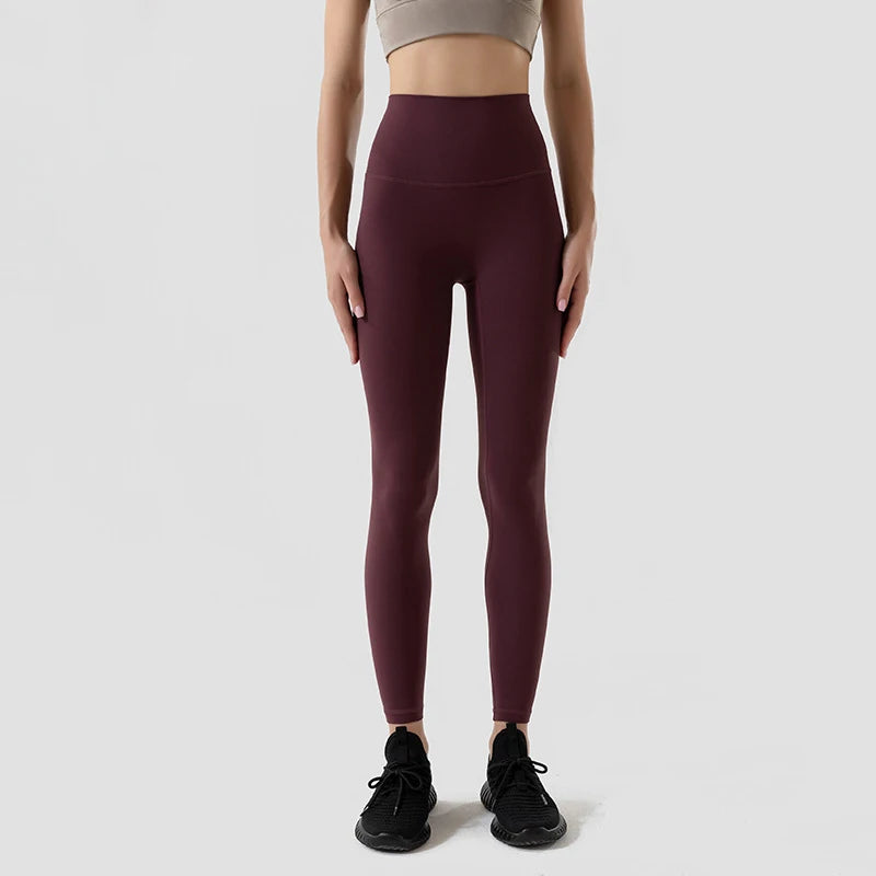 TRY TO BN Yoga Pants Leggings Women Naked Feeling High Waisted Workout Seamless Sports Fitness GymLeggings Push Up Tights Women
