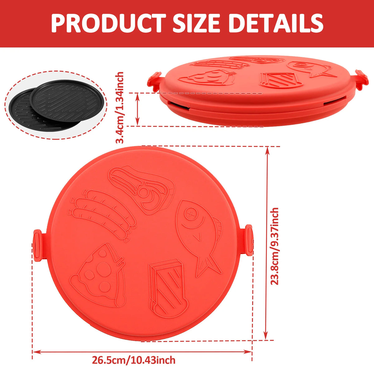 Microwave Sandwich Maker Microwave Grill Pan with Silicone Anti Scald Sleeve Microwaves Bacon Cooker Cookware Kitchen Accessory