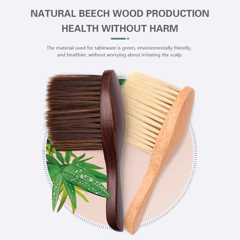 Barbertop Neck Duster Hairdressing Cleaning Brush Hair Brush Remove Soft Brush Salon Stylist Barbershop Tools
