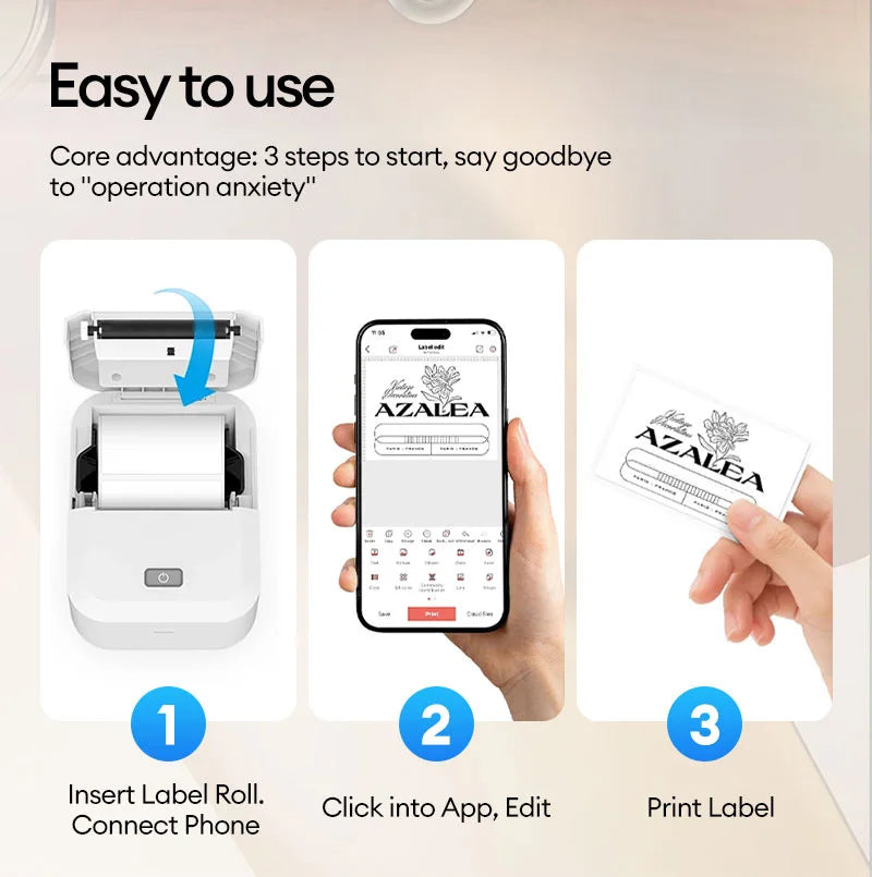 Marklife X2 Portable Bluetooth Thermal Label Printer