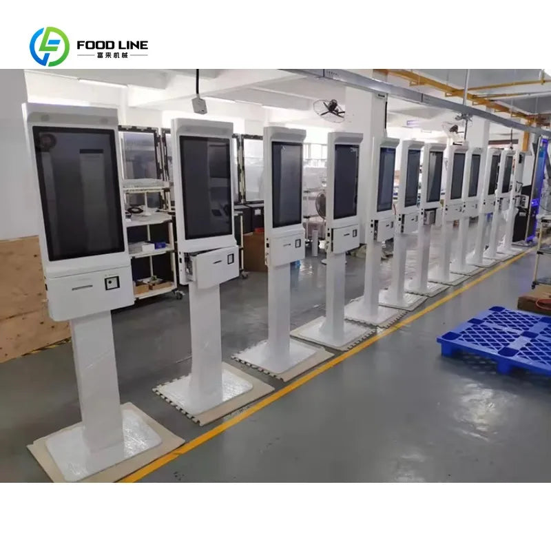 Customized Self Currency Exchange Dispenser ATM Cash Machine Touch Screen Kiosk With Coin Receiver