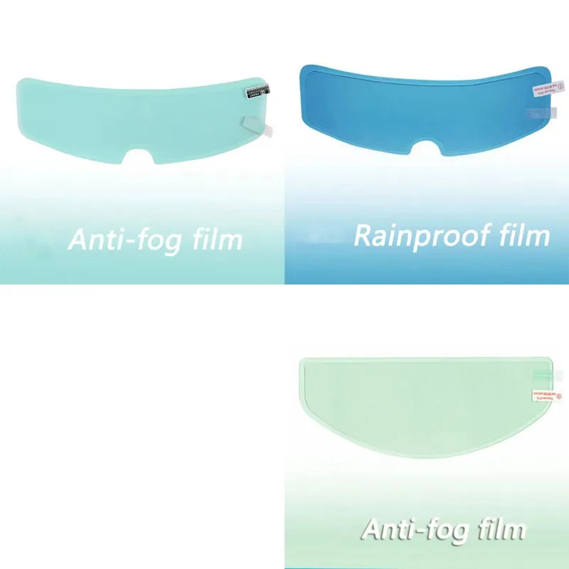 Motorcycle Helmet Anti-rain and Anti-fog Films Safety Driving Durable Nano Coating Clear Sticker Film Motorbike Accessories