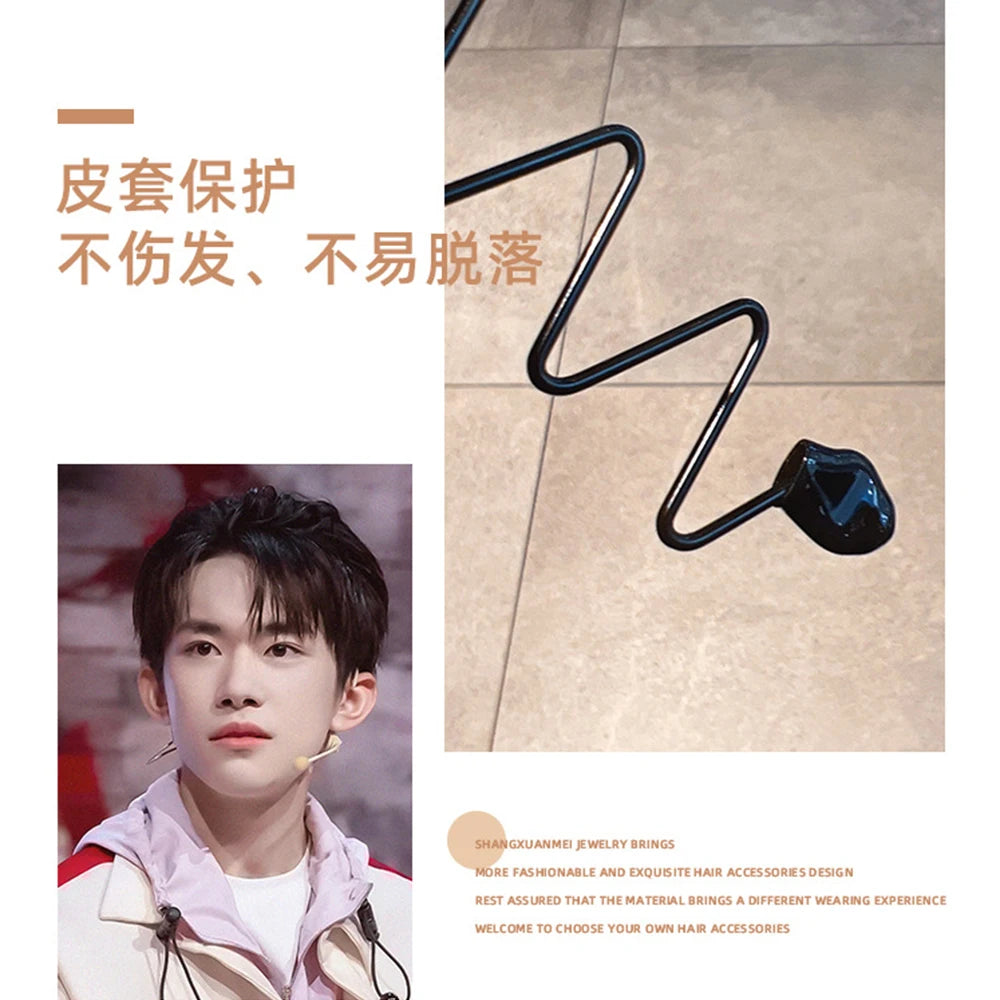 3pcs Men's Hair Hoops Simplified Korean Fashion Wash Face Anti Slip Head Hoops Sports Invisible Hair Clips Women's Hair Hoops