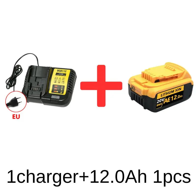 For DeWalt 20v 6000mAh 8000mAh 12000mAh Rechargeable Li-ion Battery Power Tools Replaceable Battery