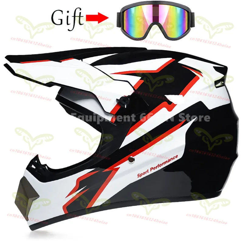 Men's and Women's Off-road Motorcycle Helmet Kart Rally Bike Motocross Helmet Cool Personality Four Seasons cascos para moto