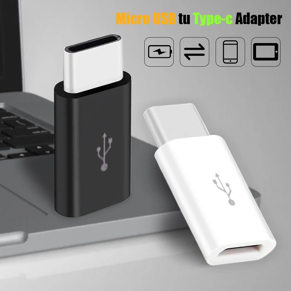 1/5/10Pcs Micro USB Female To Type C Male Adapter Converter for Android Smart Phone Tablet USB Type C To Micro USB Connector