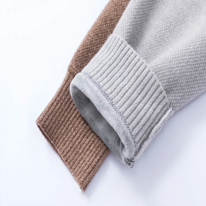 High Quality Hot Selling Autumn Winter Comfortable New Knitted Sweater Men's Personalized Brand Penguin Embroidery Warm Pullover