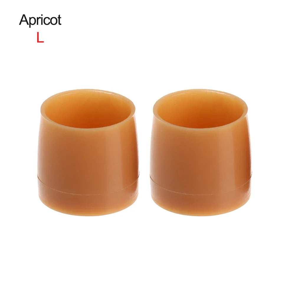 1 Pair Heel Protector Useful Antislip High Heeler Stoppers Wearable Non-slip Round Heel Shockproof Shoes Accessories