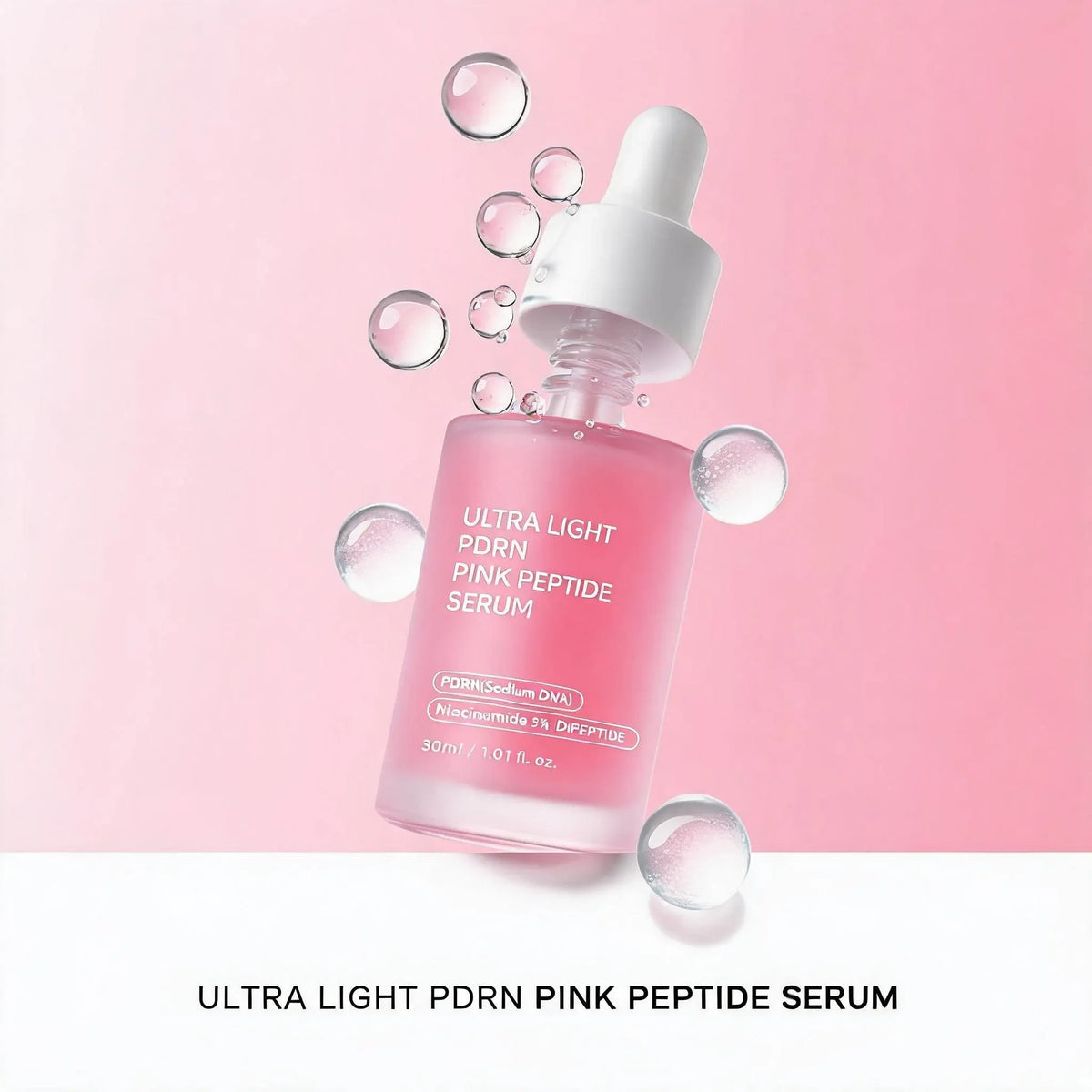 Pdrn Pink Peptide Serum Nad+ Collagen Firming Facial Essence Niacinamide Hydrating Serum Improve Elasticity Nourishing Face Care