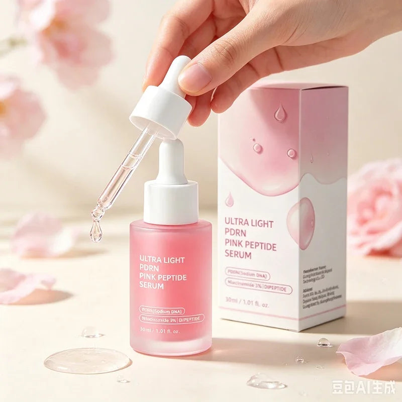 Pdrn Pink Peptide Serum Nad+ Collagen Firming Facial Essence Niacinamide Hydrating Serum Improve Elasticity Nourishing Face Care