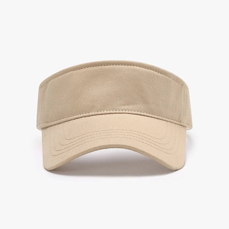 Summer outdoor UV protection visor hat for women, versatile, breathable, large head circumference, sun protection sun hat