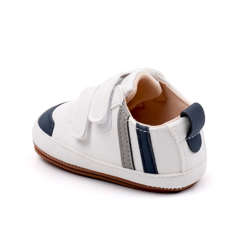 Baby Shoes Soft PU PVC High Quality Anti-slip Sole Newborn Toddler Prewalking Sneaker Spring and Autumn Style 2024 New BXC3223