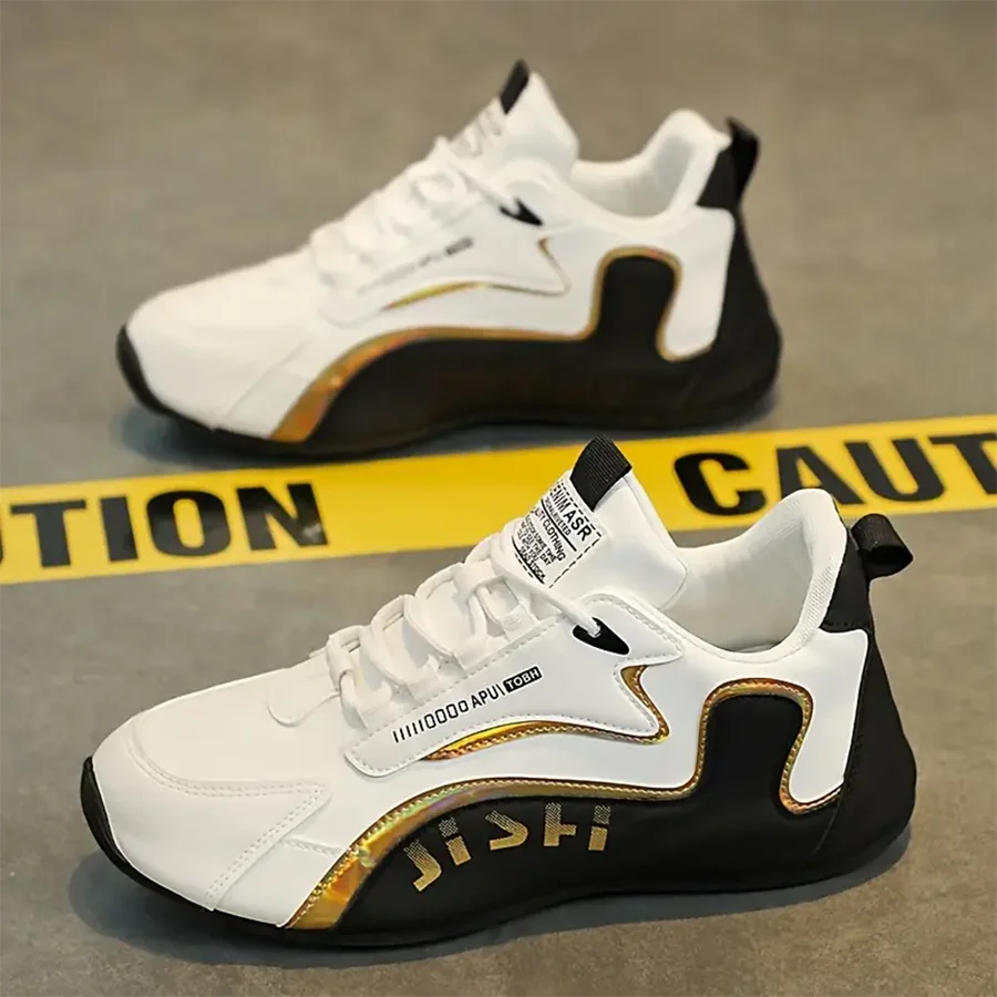 Men's Low Cut Fashion Casual Sports Sneakers Wear Resistant Non-slip Outsole Comfort Breathable Daily Jogging Street Walking