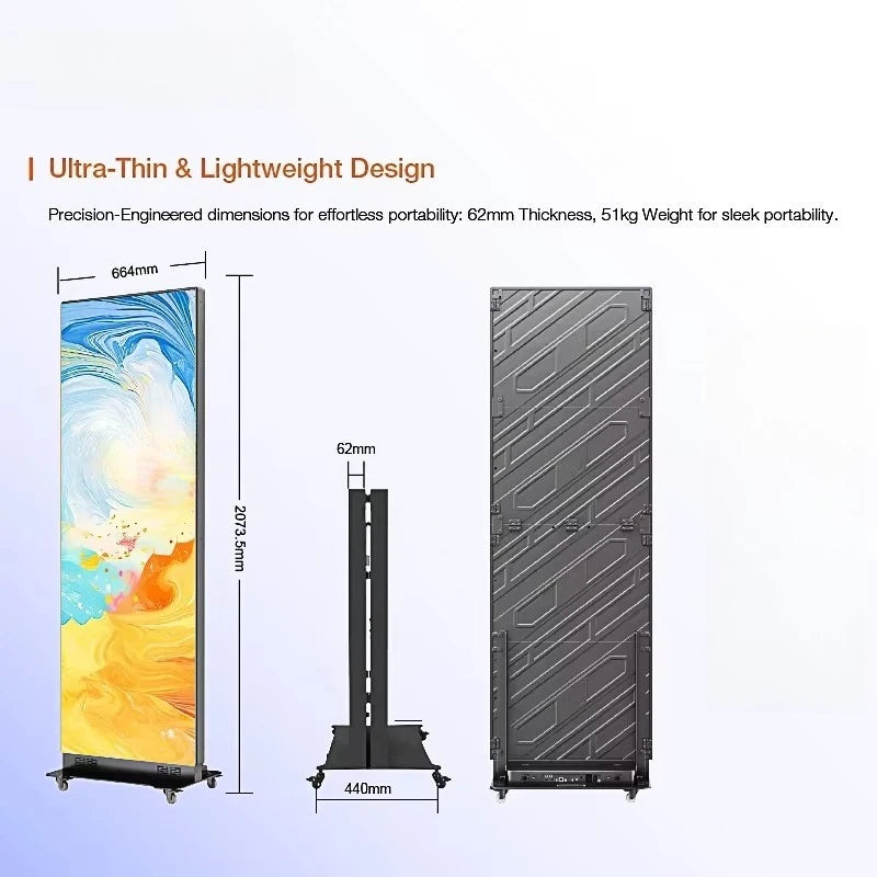 Indoor Portable Screen Advertising Display Screen Module