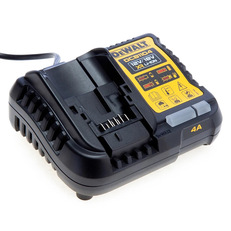 DEWALT Original Charger DCB1102 DCB1104 DCB118 18V/20V Internal Fan Cooled Lithium Battery Universal Charger