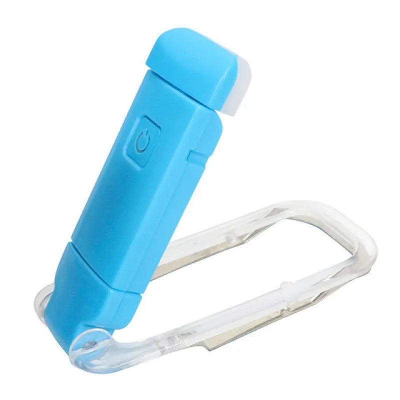 LED USB Rechargeable Book Light Reading Light Eye Protection Night Light Portable Clip Desk Light Bookmark Read Light Night Lamp