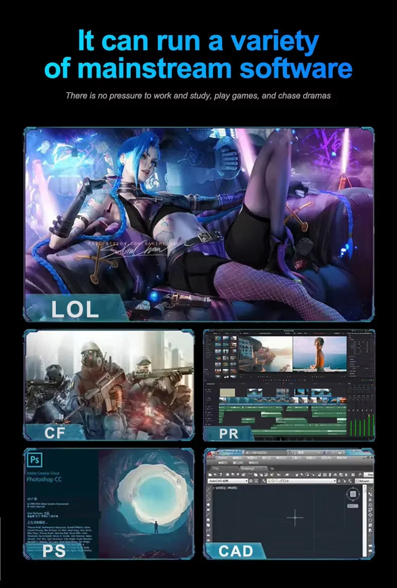 2026 15.6' Intel Core I9 9900U Laptop Computer PC Windows 11 Pro 16GB RAM 1TB 2TB SSD Laptops Office Fingerprint Unlock Game PC