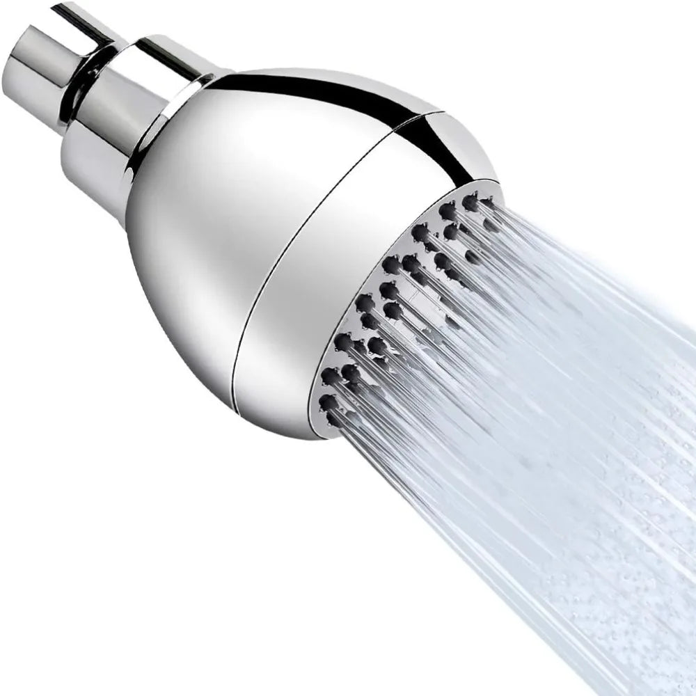 Silicone Nozzles Shower Heads Matte Black 360 Rotation Spray Shower Rustproof Powerful Water Flow Rain Shower Head Bathroom Use