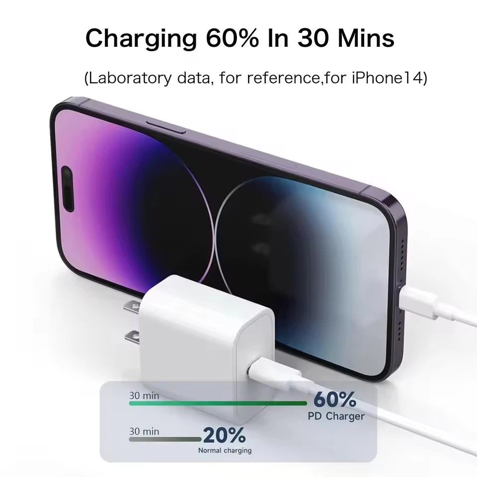 35W USB-C PD Wall Charger with Cable