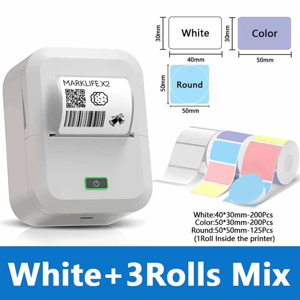 Marklife X2 Portable Bluetooth Thermal Label Printer