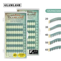 GAHAMACA Eyelash Extension 0.07mm C/D/L/LU Curl Lash 3dW-Shape Eyelashes Extension Natural Soft Premade False Lashes ๏ปฟWholesaled