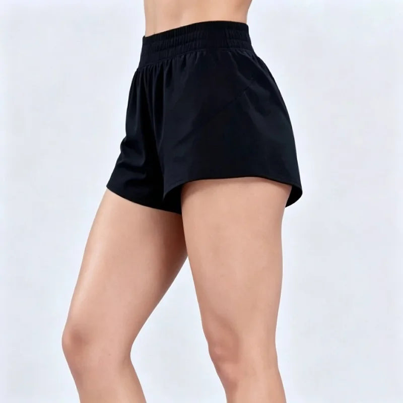 Origin Training Shorts Elastic Wide Waistband Quick Dry Sweat Wicking Loose Fit Shorts Outdoor Workout Gym Athletic Outfit