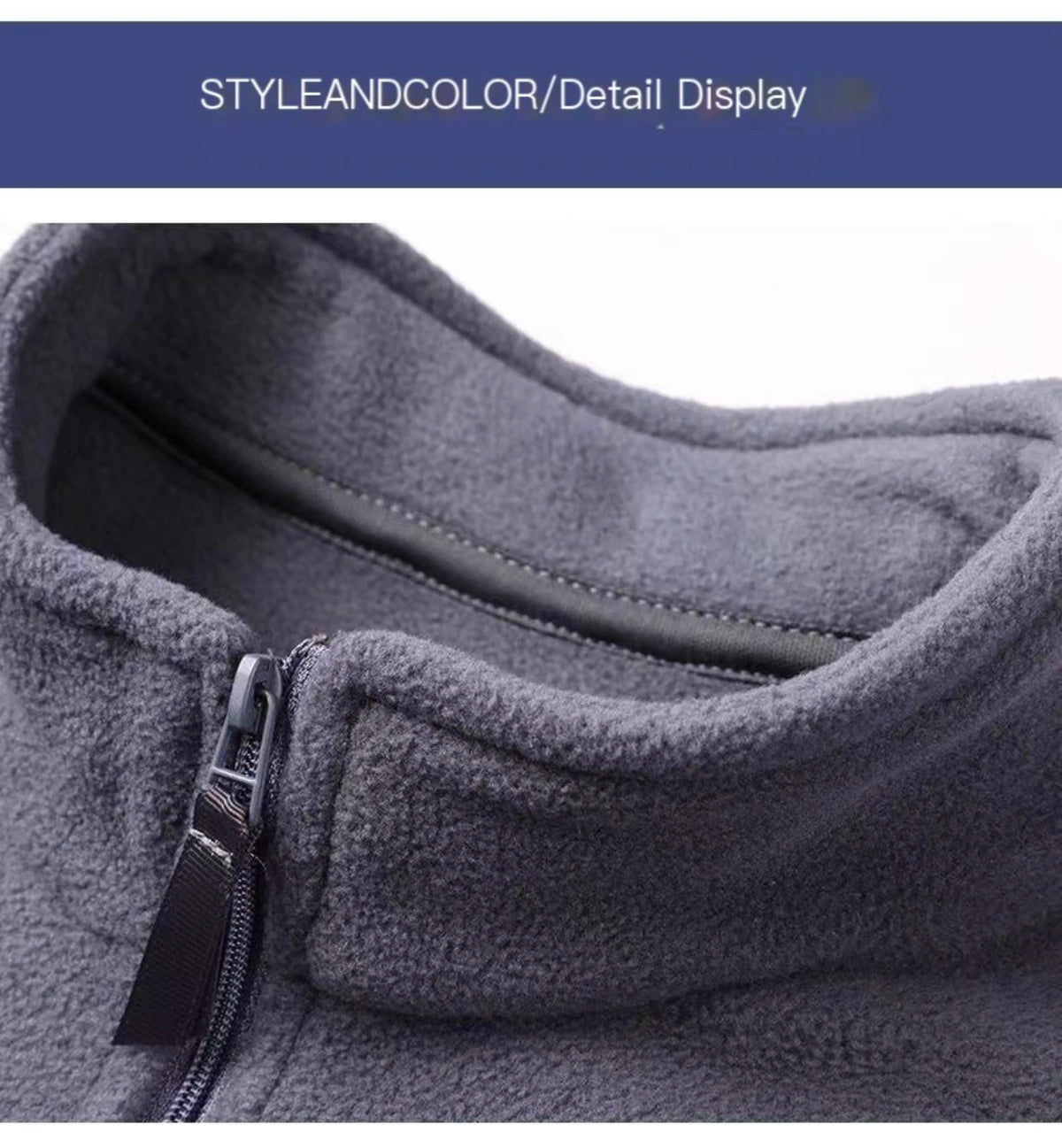 Men's Half-Zip Fleece Pullover Sweatshirt