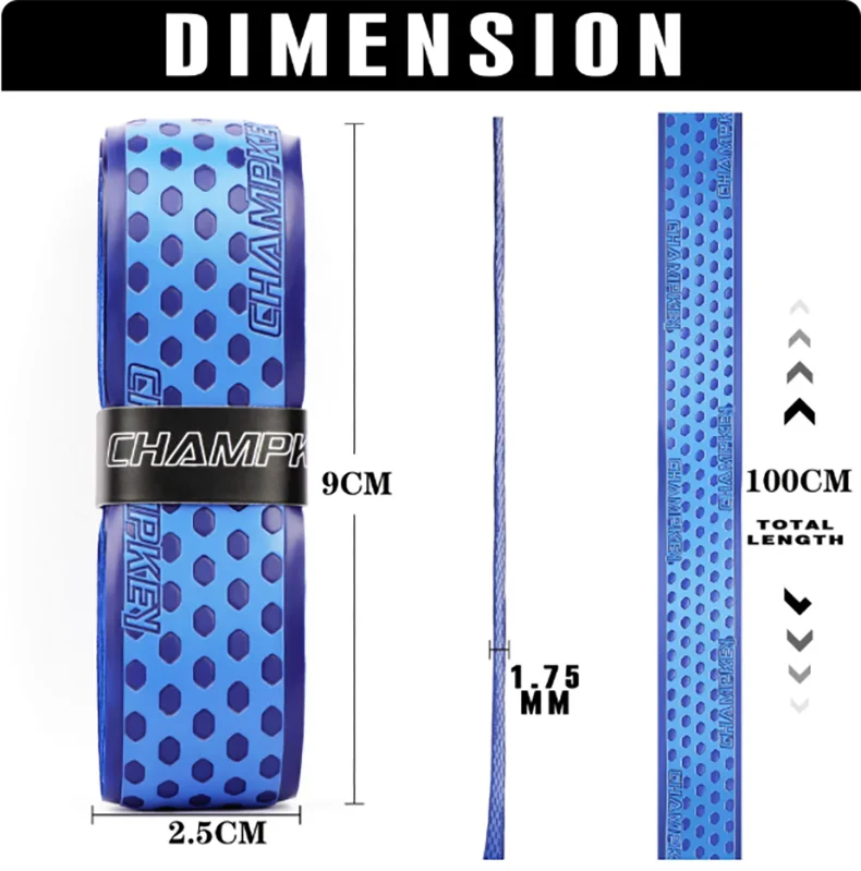 Tennis Badminton Racket Baseball PU Overgrip 1m Reduce Hand Friction Comfortable Feel Anti-Skid Sweatband Tape