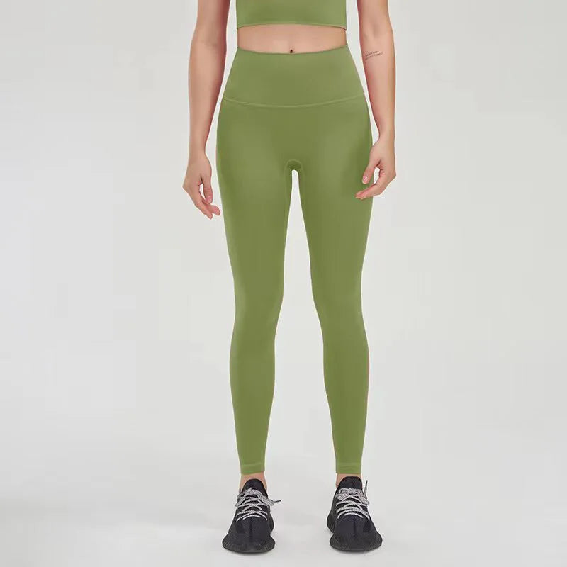 TRY TO BN Yoga Pants Leggings Women Naked Feeling High Waisted Workout Seamless Sports Fitness GymLeggings Push Up Tights Women