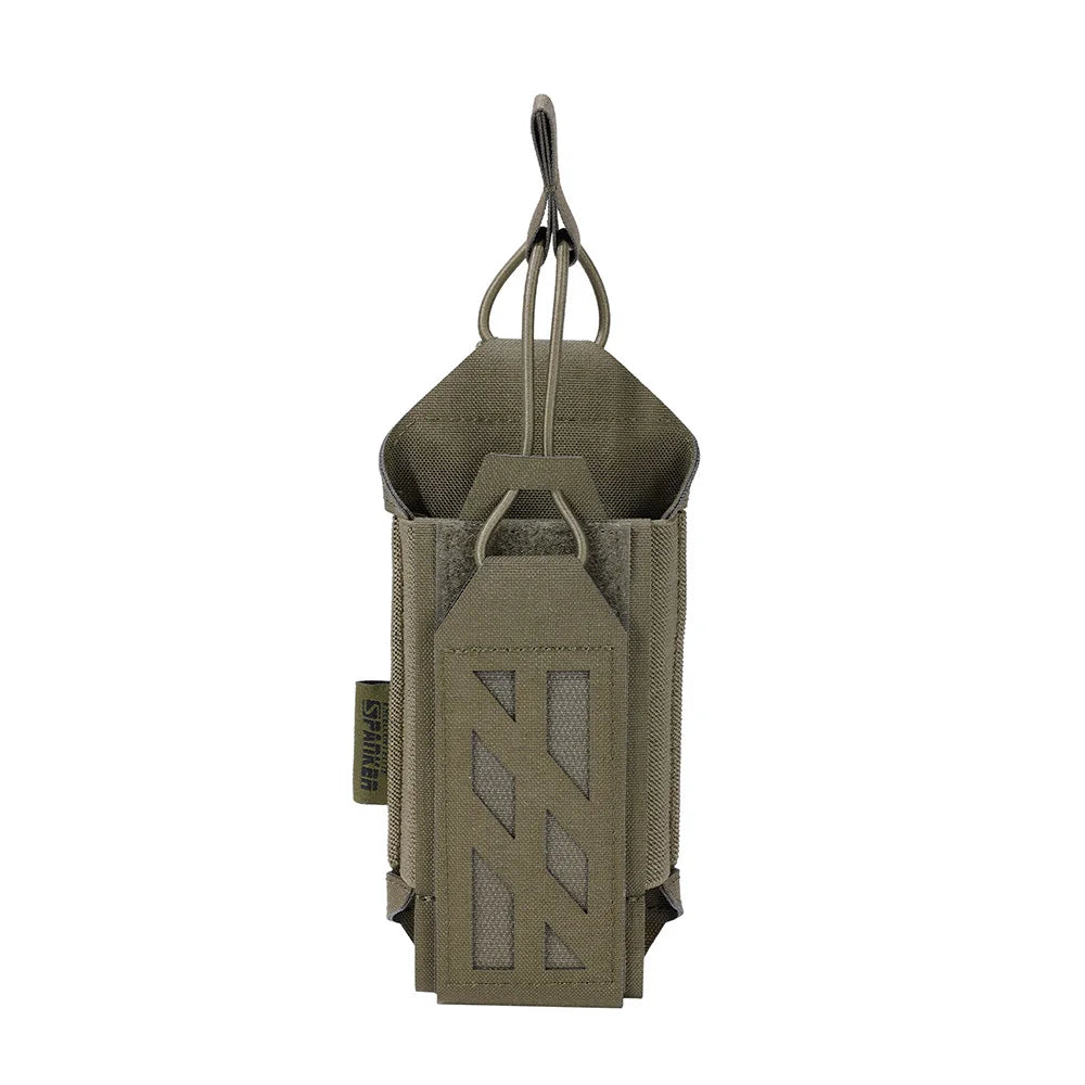 500D Tactical Walkie Talkie Pouch Nylon Molle Radio Pouch Portable Outdoor Hunting Sports Phone Holder Interphone Holster