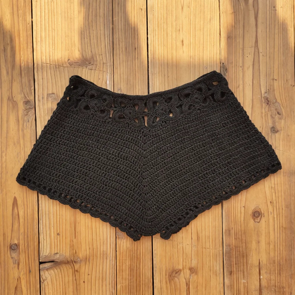 Mens Beachwear Bikini Swim Trunks Handmade Crochet Sexy Underwear Breathable Summer Vacation Comfort Knitted Briefs